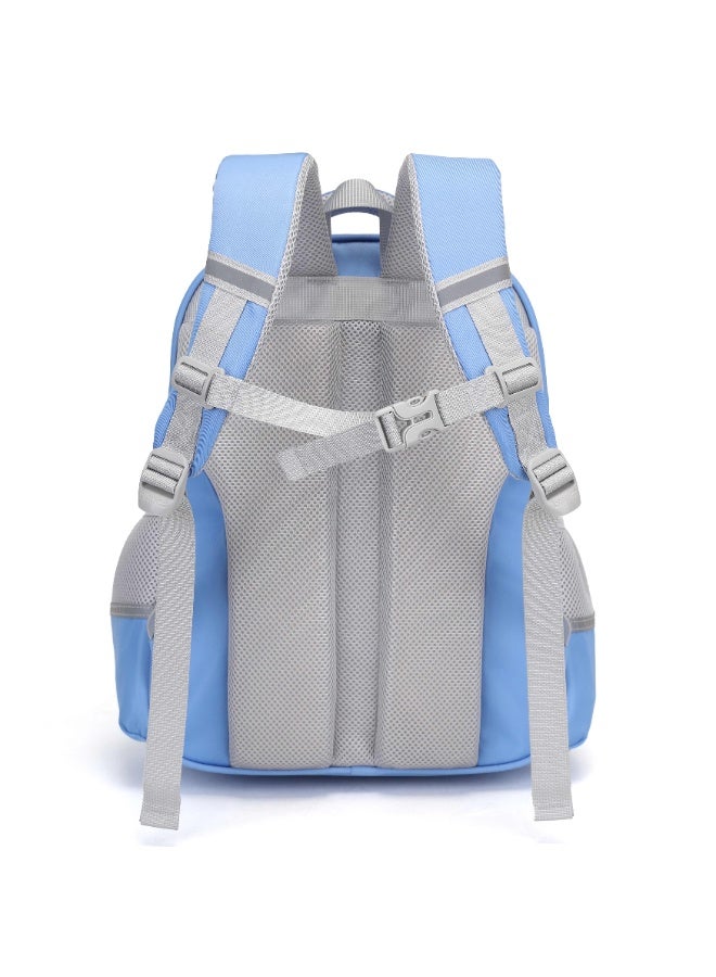 Binnes Premium Kids Backpack Light Weight Water Resistant Multifunctional School Backpack for Girls and Boys, BNS6076, Blue - Image 3